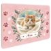 Door sign with watercolour pet photo Door sign with watercolour pet photo