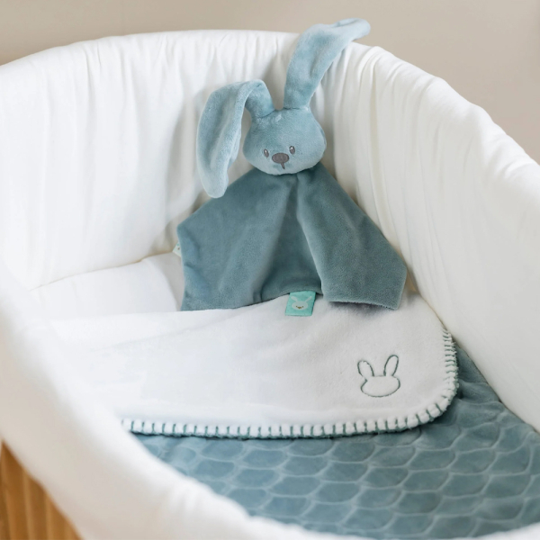 Rabbit embroidered cuddly toy