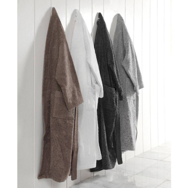 Embroidered Kimono Bathrobe 420gsm