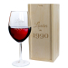 Engraved birthday wine glass Engraved birthday wine glass