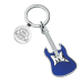 Engraved guitar-shaped keyring Engraved guitar-shaped keyring