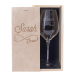 Engraved “Love” wine glass Engraved “Love” wine glass