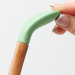 Engraved Savane baby cutlery in wood and silicone