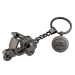 Engraved scooter-shaped keyring