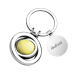 Engraved tennis ball keyring