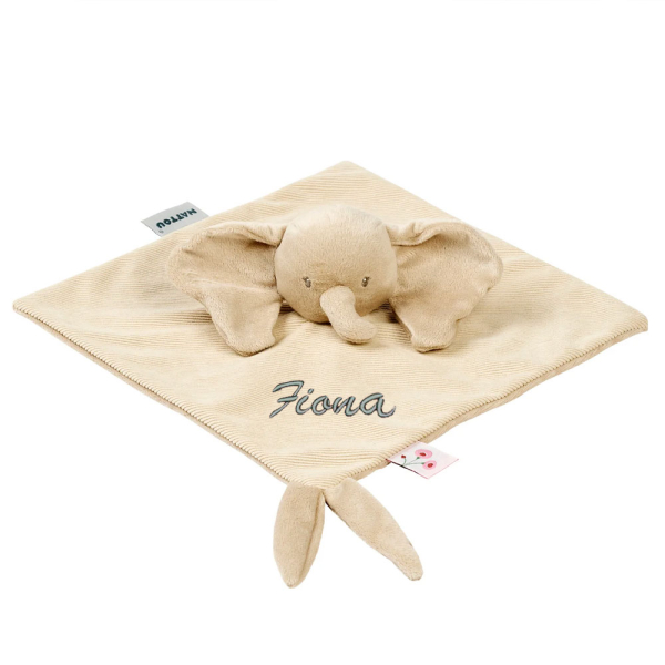 Fanfan the embroidered elephant comforter