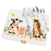 Farm Animals Gift Set with Personalised Cutlery