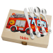 Fire Engine Gift Set with Personalised Cutlery Fire Engine Gift Set with Personalised Cutlery