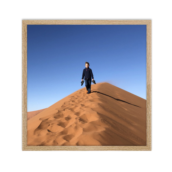 Framed photo poster