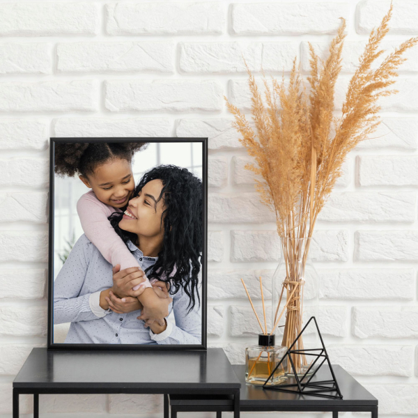 Framed photo poster