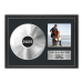 Framed poster - Gold or Platinum Record with photo - platinum