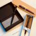 Hugo Boss gift set with notebook and ballpoint pen