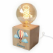 Filament Bulb Lamp Printed Hot Air Balloon Filament Bulb Lamp Printed Hot Air Balloon