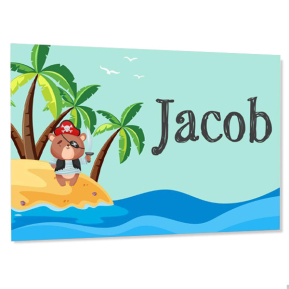 Kids room door sign - Little pirate Kids room door sign - Little pirate