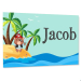 Kids room door sign - Little pirate