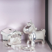 Metal piggy bank unicorn