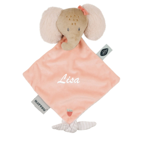 Embroidered Mini Oli the Elephant Comforter