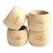 Engraved name napkin ring