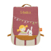 Personalised backpack with child and rabbit