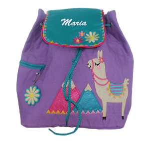 Personalised backpack with llama Personalised backpack with llama