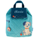 Personalised backpack with puppy