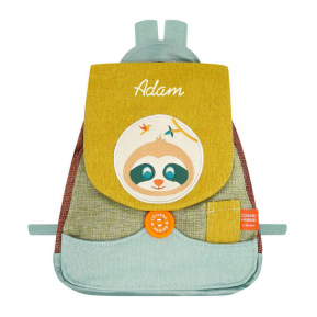 Personalised backpack with sloth design Personalised backpack with sloth design