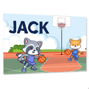 Personalized kids door sign - Basketball Personalized kids door sign - Basketball