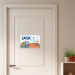 Personalized kids door sign - Basketball