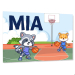 Personalized kids door sign - Basketball