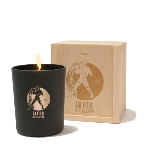 Personalised candle with Zodiac sign Personalised candle with Zodiac sign