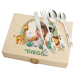 Personalised children's cutlery set Savanna with photo Personalised children's cutlery set Savanna with photo