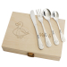 Personalised children's cutlery with an animal design