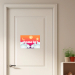 Personalized kids door sign - Clouds