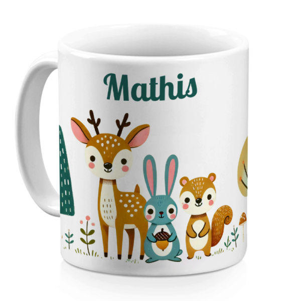 Personalised enchanted forest mug