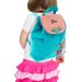 Personalised Floral backpack - with embroidered name Personalised Floral backpack - with embroidered name