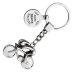 Personalised keyring with racing bicycle Personalised keyring with racing bicycle