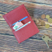 Personalised leather business card holder Personalised leather business card holder