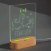 Personalised LED lamp  Animals