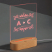 Personalised LED Lamp  Name