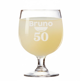 Personalised liqueur glass birthday