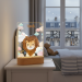 Personalised night light with clouds and animals Personalised night light with clouds and animals