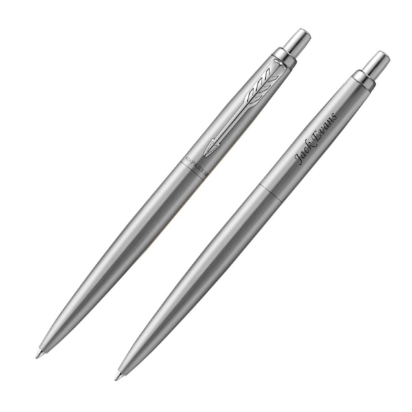 Personalised Parker Jotter ballpoint pen silver