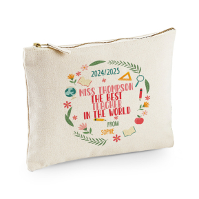 Personalised pouch teacher appreciation Personalised pouch teacher appreciation