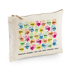Personalised pouch with children's hands Personalised pouch with children's hands
