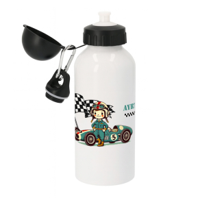 Personalised racecar water bottle Personalised racecar water bottle