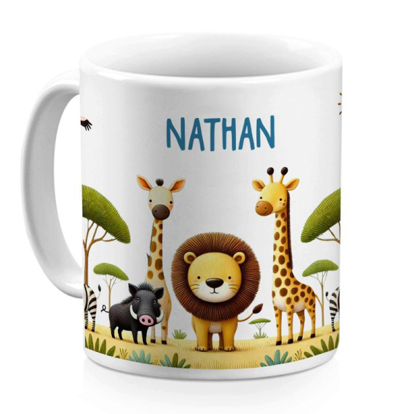 Personalised safari mug