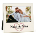 Personalised Silver Photo Frame Love
