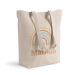 Personalised tote bag with rainbow