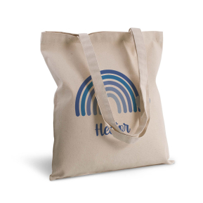 Personalised tote bag with rainbow