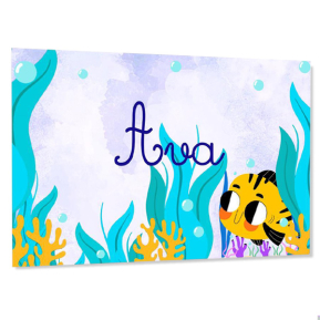 Personalized kids door sign - under the sea Personalized kids door sign - under the sea